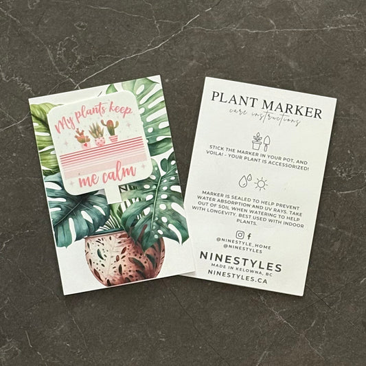 My Plants Keep Me Calm