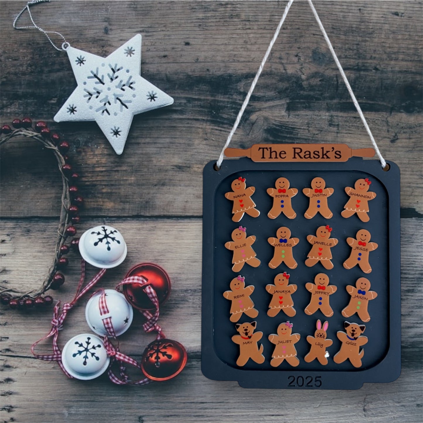 Gingerbread Family Ornament