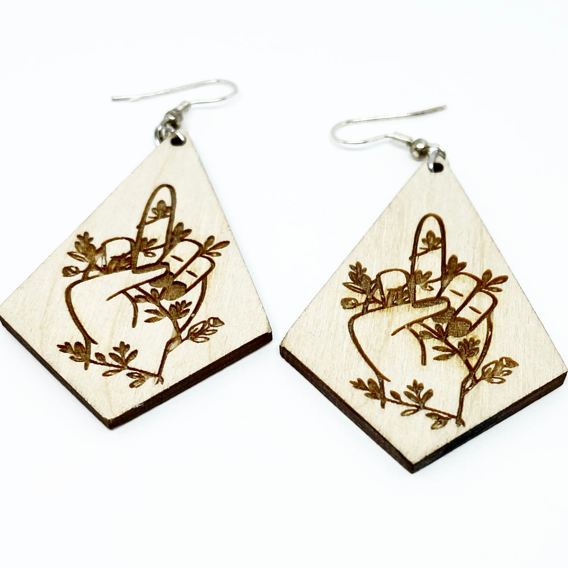 Floral Finger Earrings