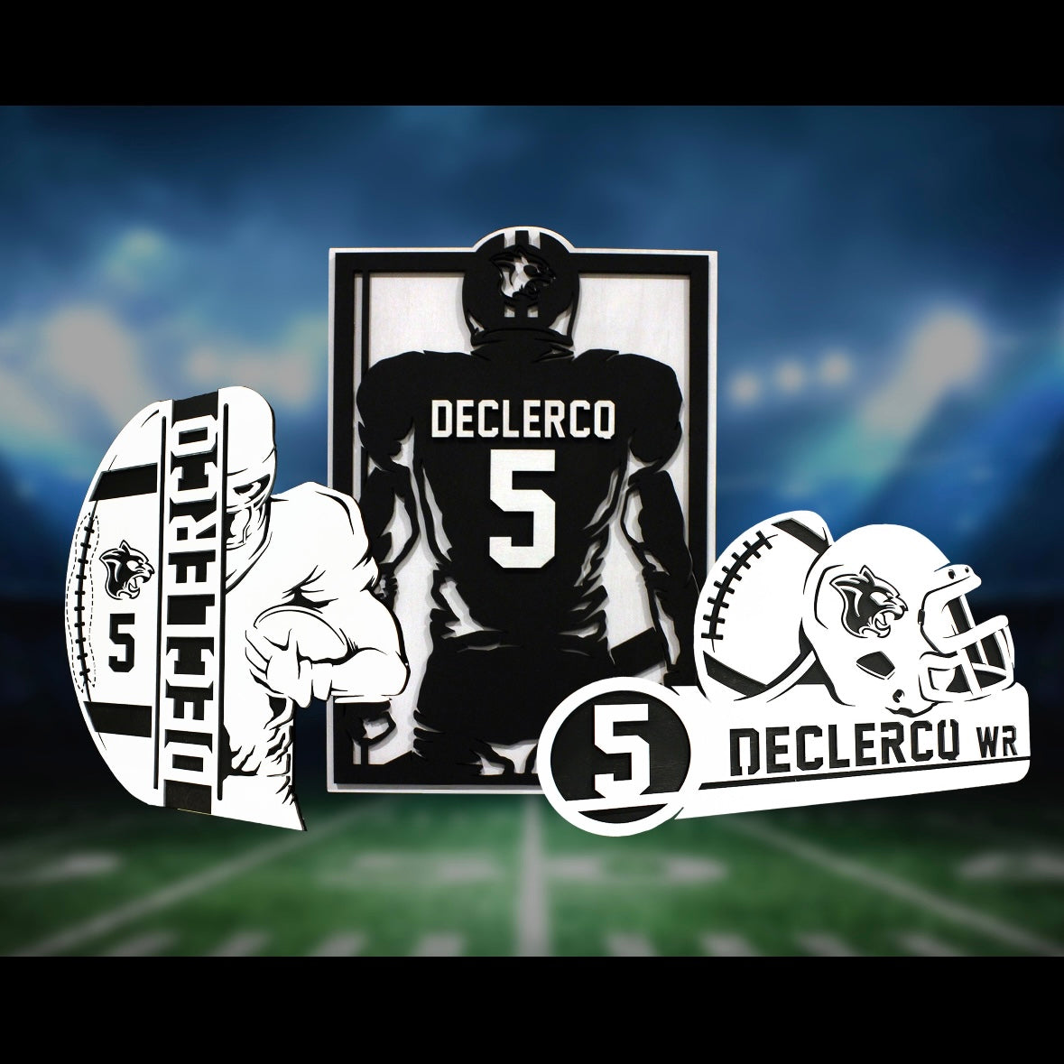 Custom sports wall decor