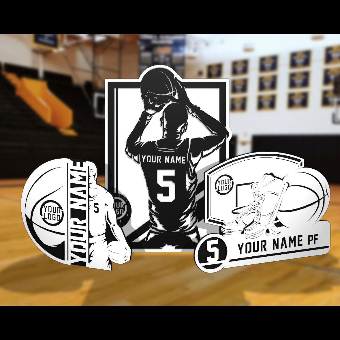 Custom sports wall decor