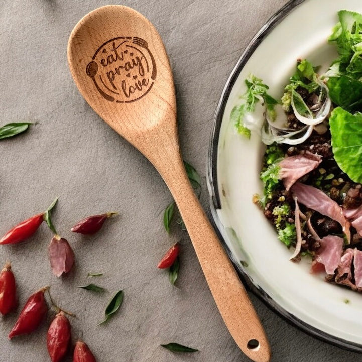 Wooden Spoon | eat, pray, love