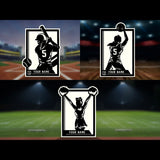 Custom sports wall decor