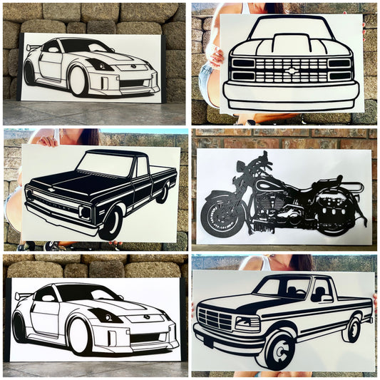 Vehicle wall decor