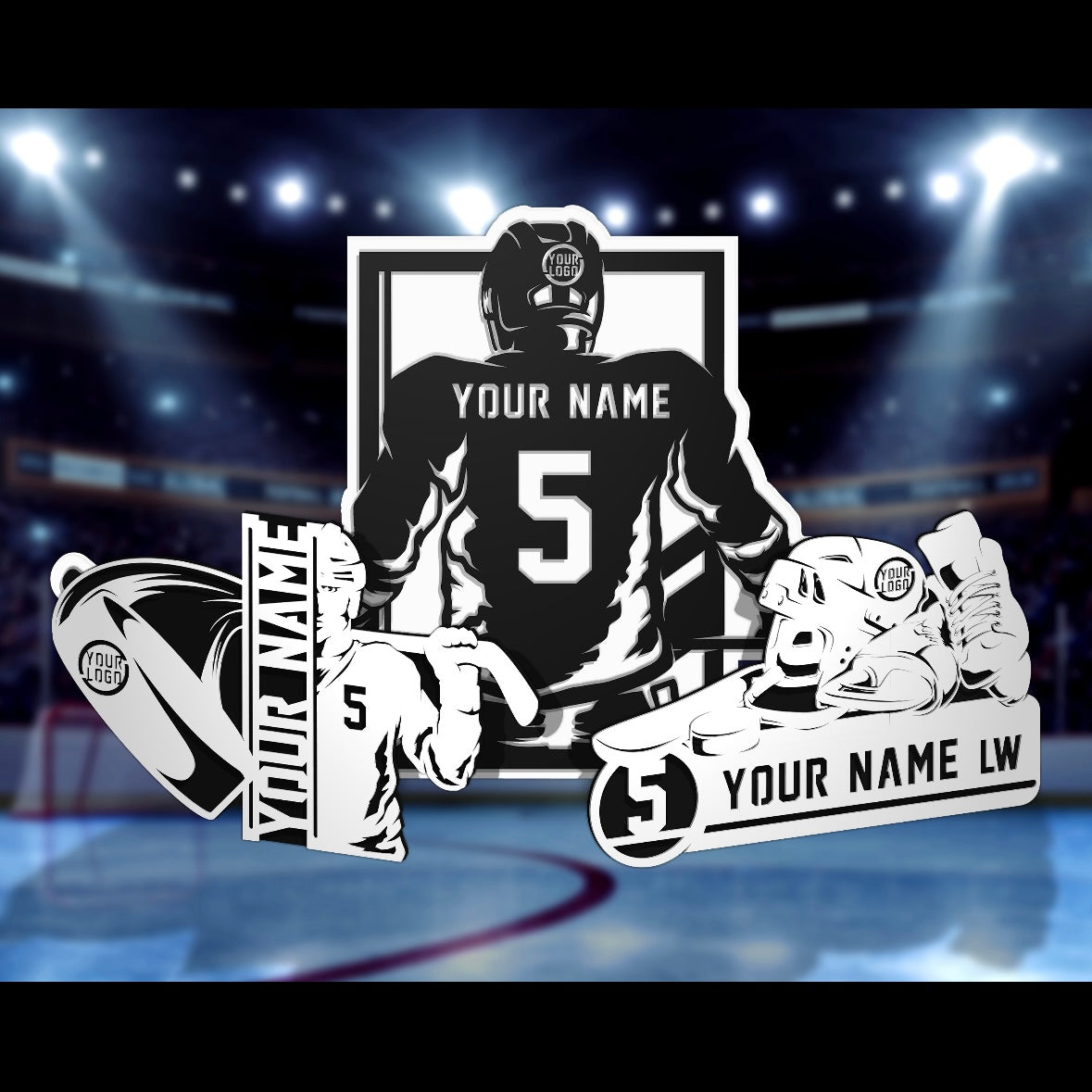 Custom sports wall decor