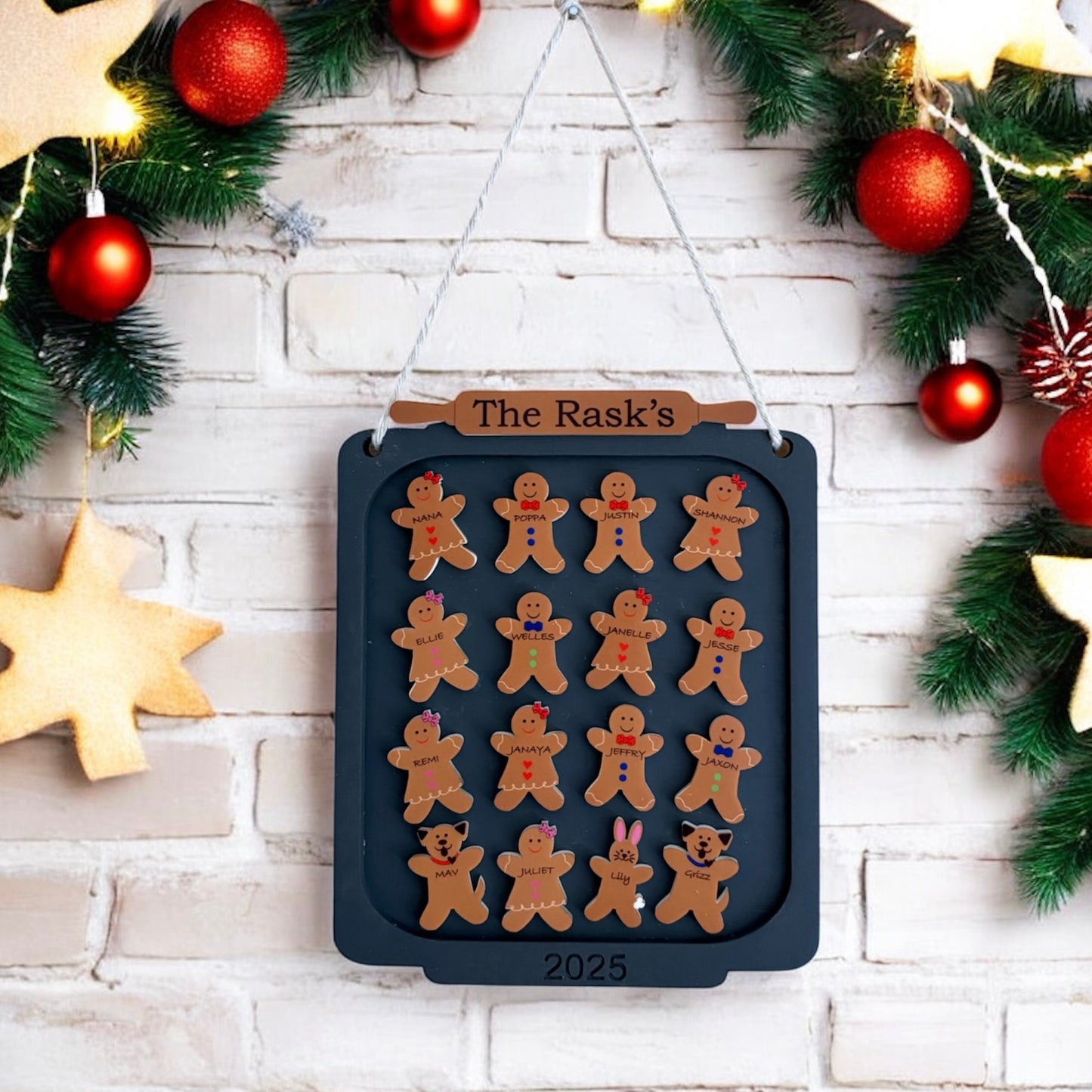 Gingerbread Family Ornament