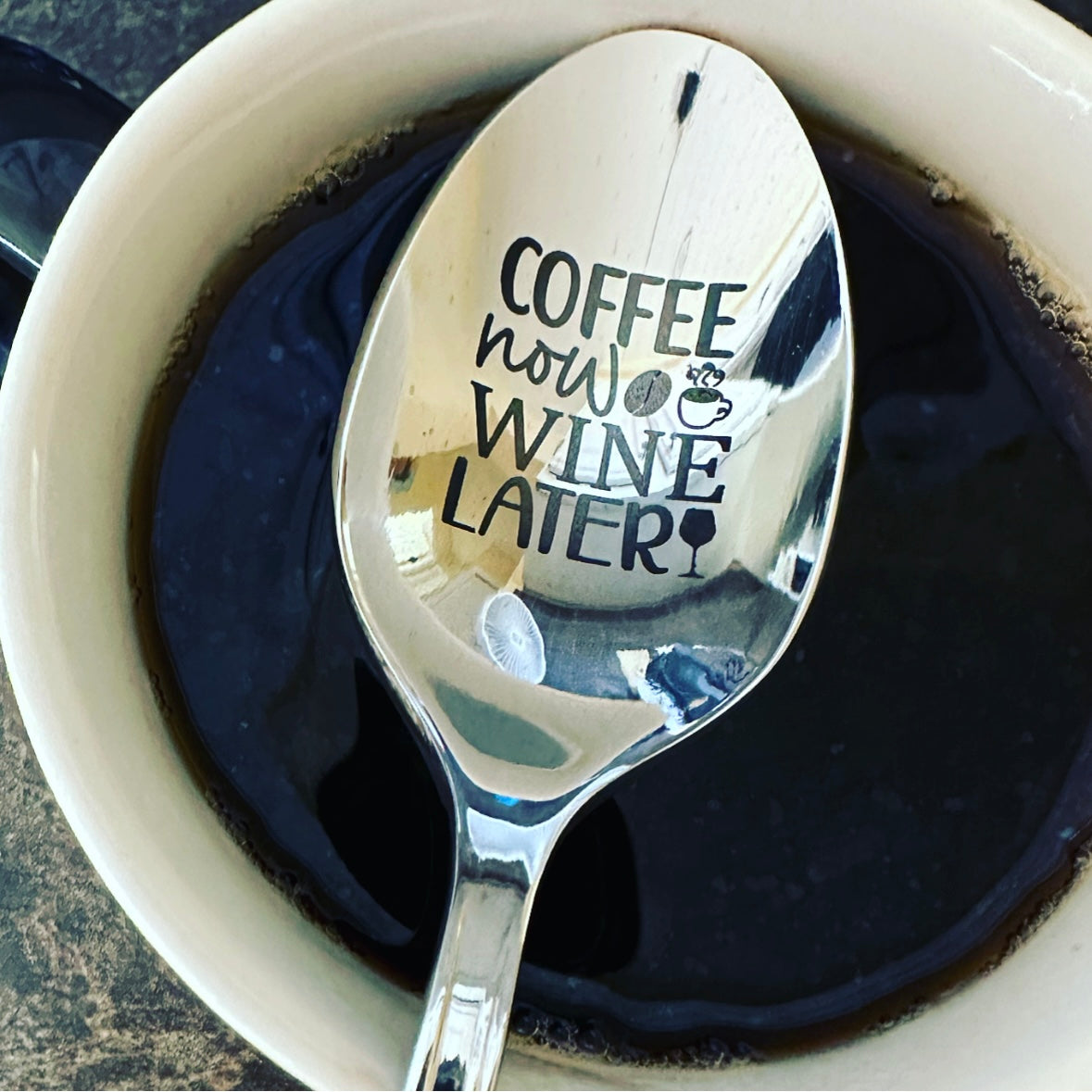 Coffee now, wine later