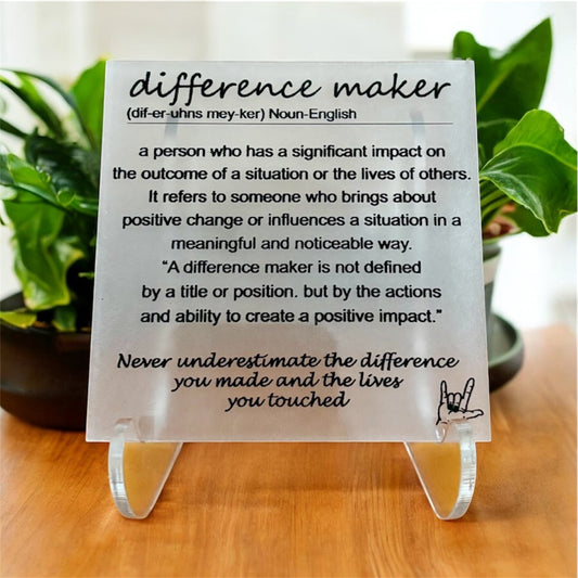 Table Top Plaques