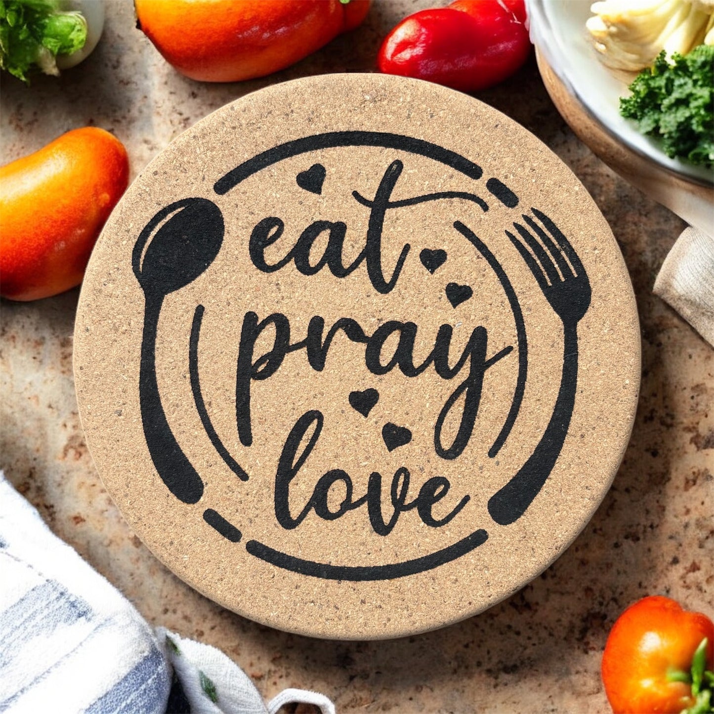 Eat Pray Love - Pot holder