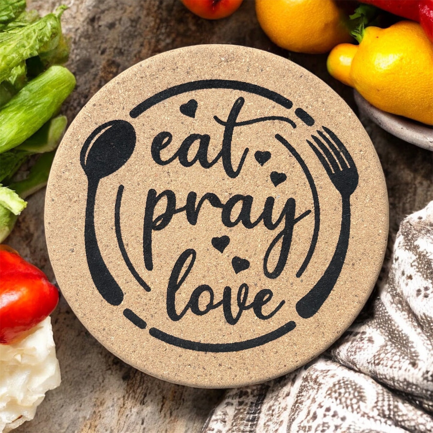 Eat Pray Love - Pot holder