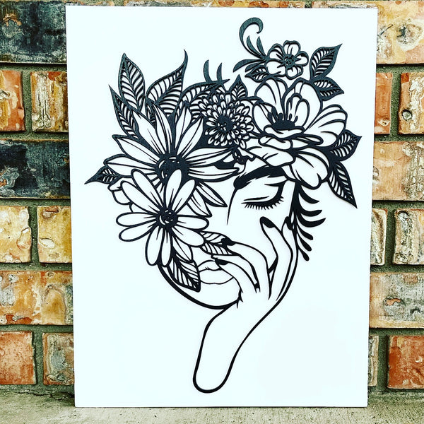 Floral face