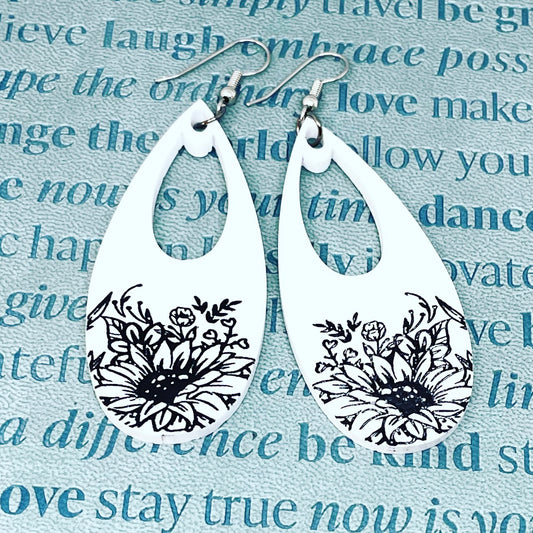 Helianthus long teardrop