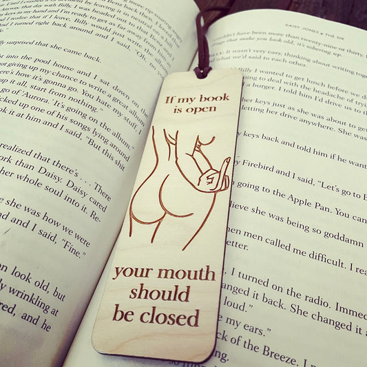 If my book is open