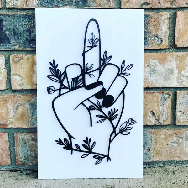 Floral f*#k you