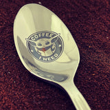 Coffee I need - baby yoda spoon