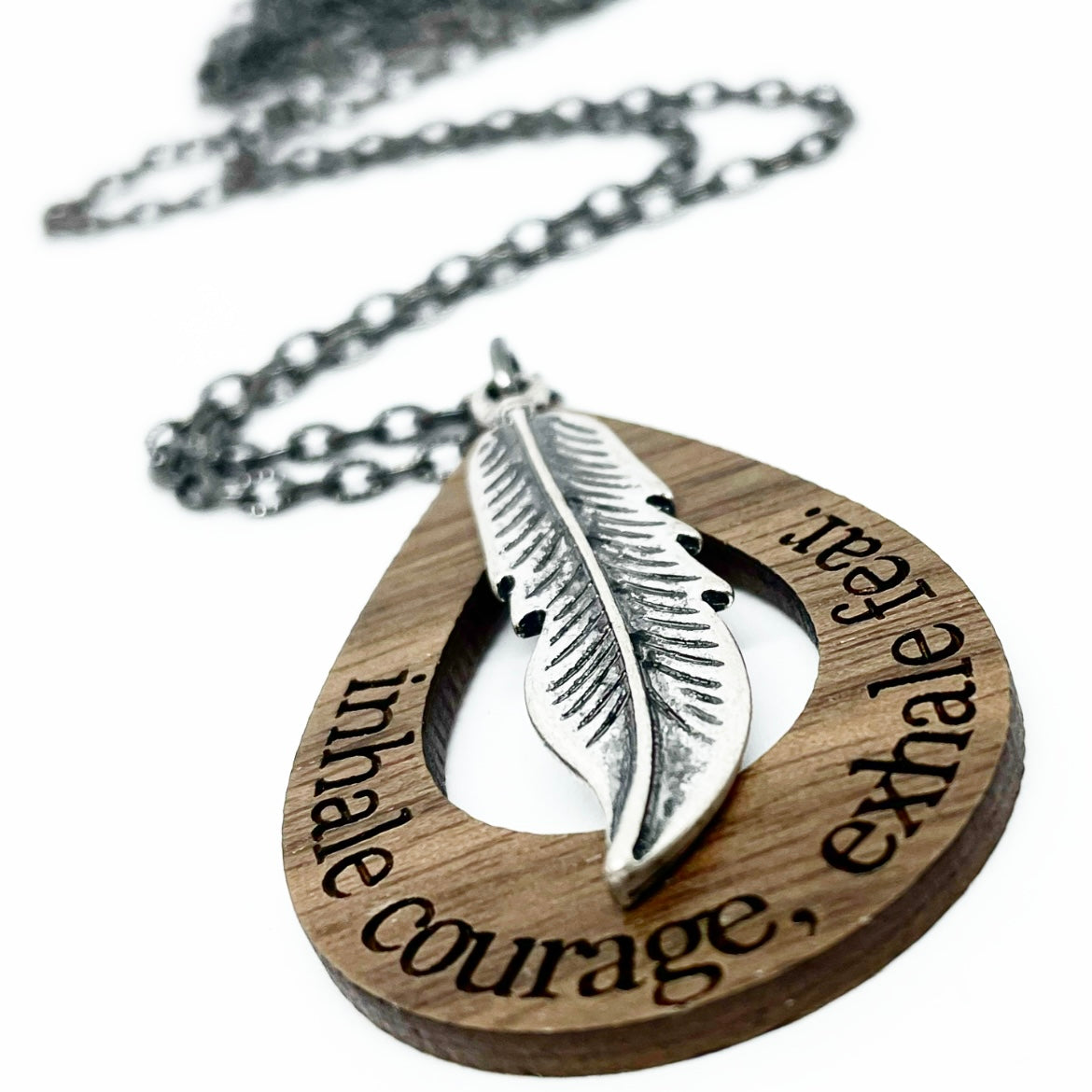 Inhale courage - exhale fear