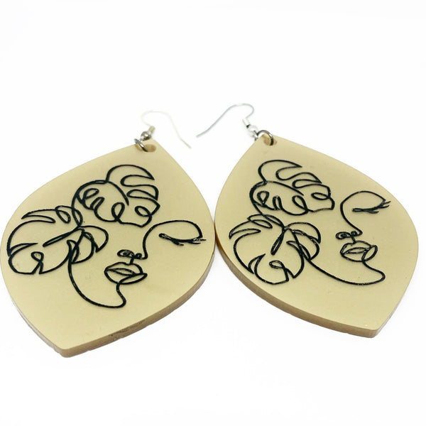 Monstera Beauty Earrings