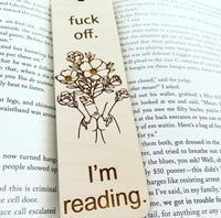 Shut up I’m reading - backwards double floral